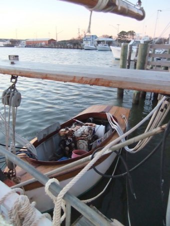 The push boat that powers the Skipjack